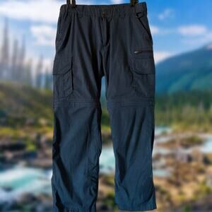 The BC Clothing Co Convertible hiking pants Men’s Medium x 30 in Navy Inseam 28”